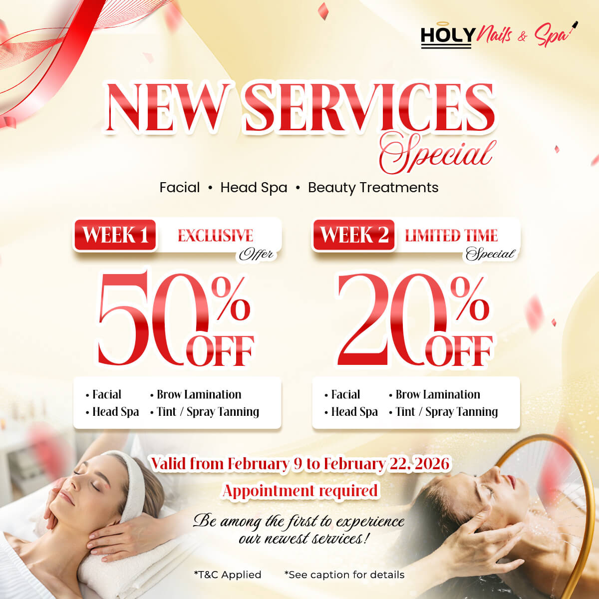 🎉 Holy Nails & Spa - Promotions! 🎉
